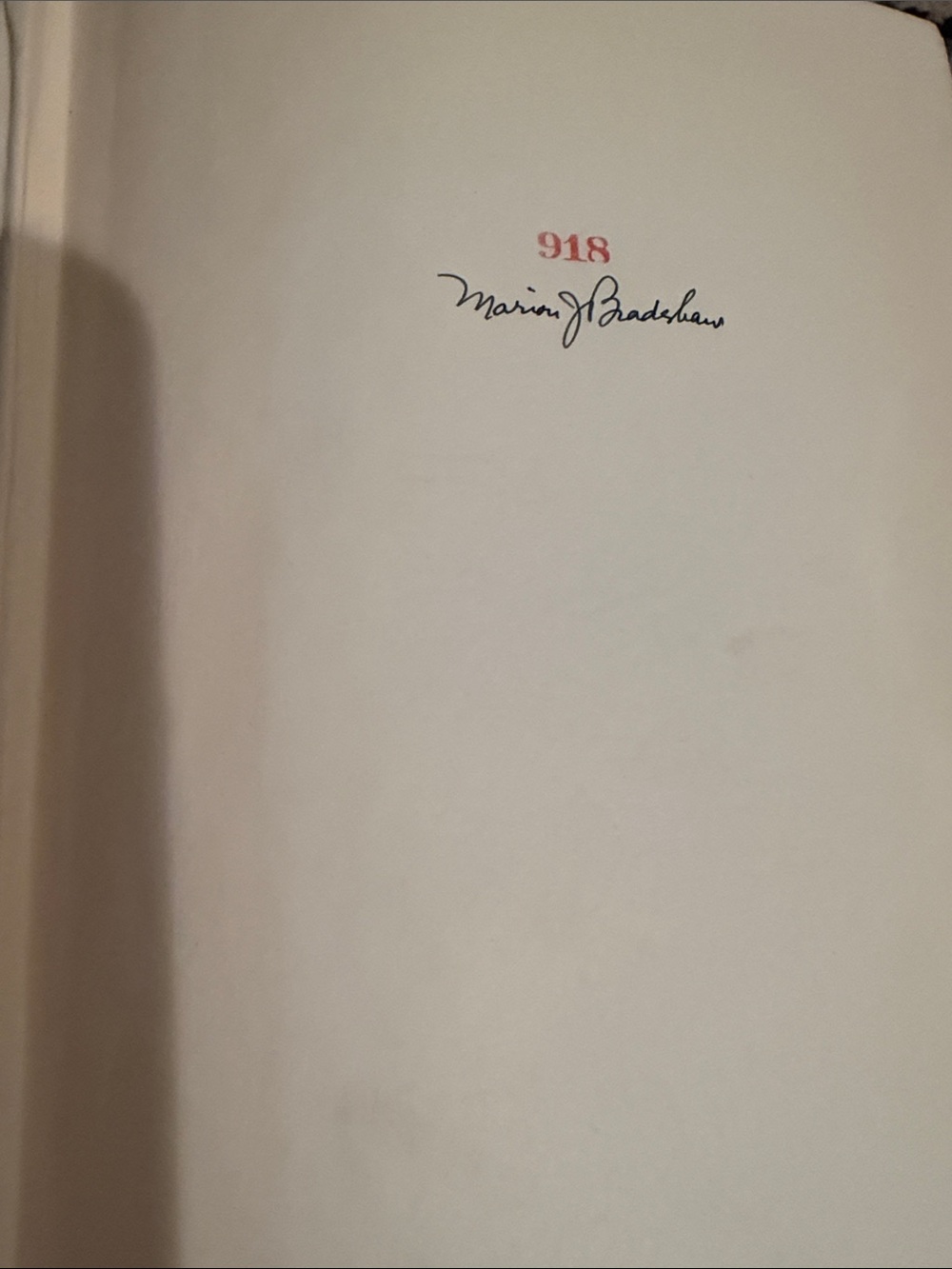 Signed 7th Printing (#918) of "The Maine Land" by Marion Bradshaw,
July, 1945 - Picture 2 of 16